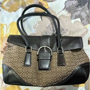 Authentic Coach Tote in Brown